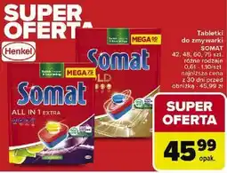 Carrefour Tabletki do zmywarek Somat Gold oferta