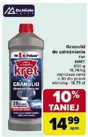 Carrefour Granulki do udrożniania rur Kret oferta