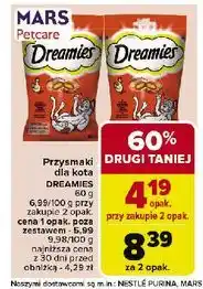 Carrefour Przysmak dla kota z kurczakiem Dreamies oferta