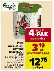 Carrefour Piwo Kasztelan Niepasteryzowane oferta