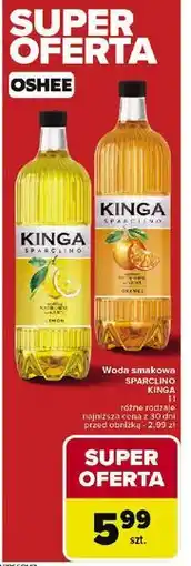Carrefour Woda orange Kinga Sparclino oferta