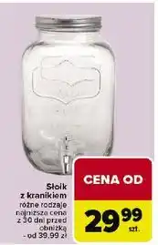 Carrefour Słoik z kranem Carrefour oferta