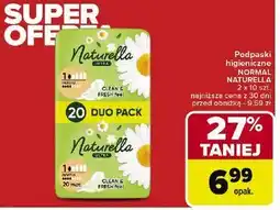 Carrefour Podpaski higieniczne normal 2-pak Naturella Ultra oferta