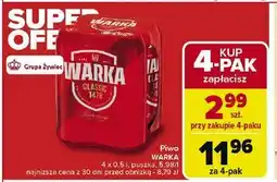 Carrefour Piwo Warka oferta