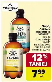 Carrefour Napój captain kombucha ananas i brzoskwinia Vitamizu Kombucha oferta