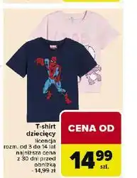 Carrefour T-shirt dziewczęcy 3-14 lat stich oferta