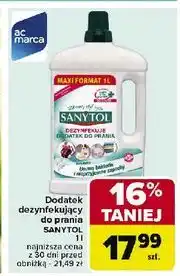 Carrefour Płyn dodatek dezynfekujący do prania Sanytol oferta