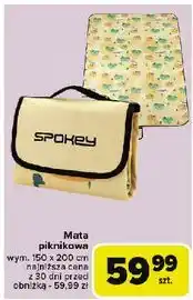 Carrefour Mata piknikowa 150 x 200 cm Spokey oferta