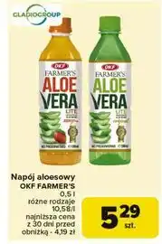 Carrefour Napój aloesowy Okf Farmer's Aloe Vera oferta