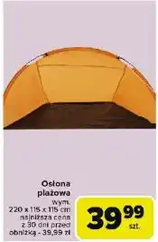 Carrefour Osłona plażowa 220 x 115 cm oferta