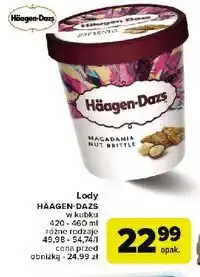 Carrefour Lody macadamia nut brittle Haagen-Dazs oferta