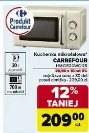 Carrefour Kuchenka mikrofalowa hmor20wc-25 Carrefour oferta