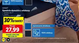 Lidl Spodnie damskie z wiskozy esmara oferta