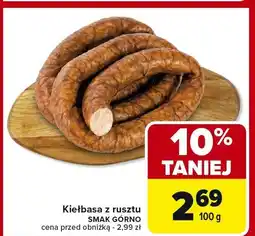 Carrefour Kiełbasa z rusztu SMAK GÓRNO oferta