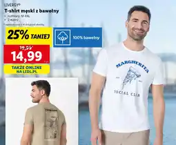 Lidl T-shirt męski Livergy oferta
