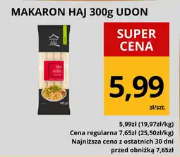 Supeco Makaron Haj 300g Udon House of Asia oferta