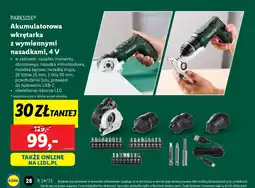 Lidl Akumulatorowa wkrętarka Parkside oferta