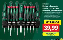 Lidl Zestaw wkrętaków i bitów z uchwytem ściennym Parkside oferta