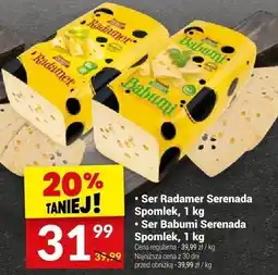 Twój Market Ser Radamer Serenada 1 kg Spomlek oferta