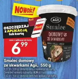 Twój Market Smalec domowy ze skwarkami Agii 550g oferta