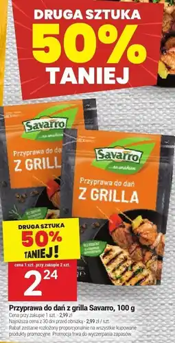 Twój Market Przyprawa do dań z grilla Savarro 100g oferta