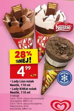 Twój Market Lody KitKat rożek Nestle 110ml oferta
