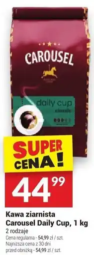 Twój Market Kawa ziarnista Carousel Daily Cup 1kg oferta