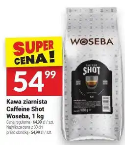 Twój Market Kawa ziarnista Caffeine Shot Woseba 1kg oferta