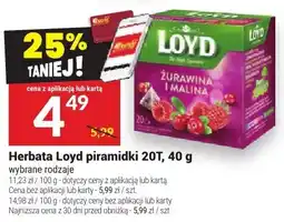 Twój Market Herbata Loyd piramidki 20T 40g oferta