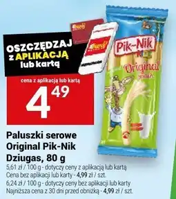 Paluszki serowe Original Pik-Nik Dziugas, 80 g