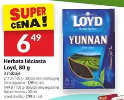 Twój Market Herbata liściasta Loyd 80g oferta