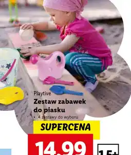 Lidl Zestaw zabawek do piasku Playtive oferta