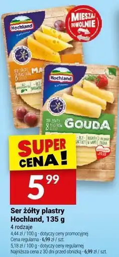 Twój Market Ser żółty plastry Hochland, 135 g oferta