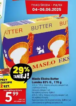 Twój Market Masło Ekstra Butter Lumiko 82%, 170 g oferta