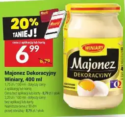 Twój Market Majonez Dekoracyjny Winiary, 400 ml oferta