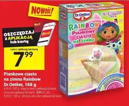 Twój Market Piankowe ciasto na zimno Rainbow Dr.Oetker, 168 g oferta