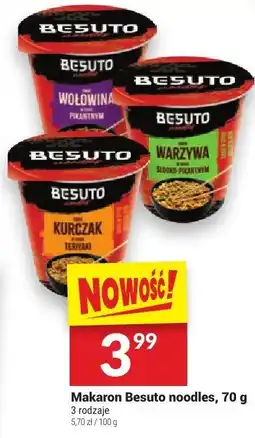 Twój Market Makaron Besuto noodles, 70 g oferta