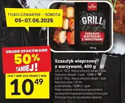 Twój Market Szaszłyk wieprzowy z warzywami 400 g Białecki oferta