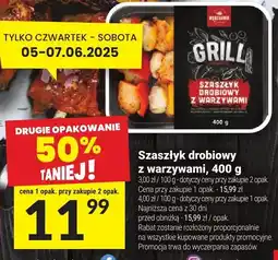 Twój Market Szaszłyk drobiowy z warzywami 400 g Białecki oferta