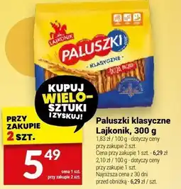Twój Market Paluszki klasyczne Lajkonik 300g oferta