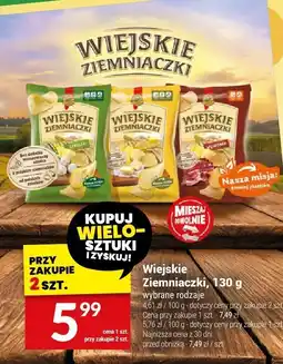 Twój Market Chipsy Wiejskie Ziemniaczki 130g solone oferta
