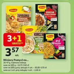 Auchan Kurczak w pięciu smakach po chińsku Winiary pomysł na oferta