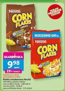 Auchan Płatki śniadaniowe Nestle corn flakes choco Corn flakes (nestle) oferta