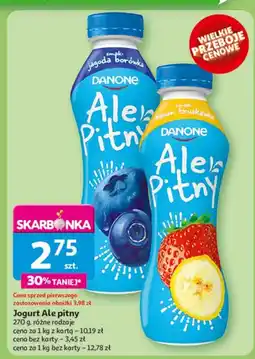 Auchan Napój truskawka-banan Danone ale pitny Ale danone oferta