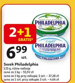 Auchan Serek kanapkowy śmietankowy light Philadelphia oferta
