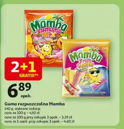 Auchan Guma rozpuszczalna Mamba magic fruit surfer oferta