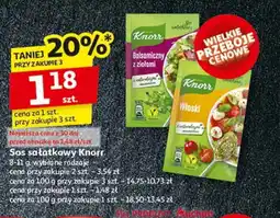 Auchan Włoski Knorr sos sałatkowy oferta