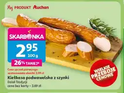 Auchan Kiełbasa podwawelska z szynki oferta