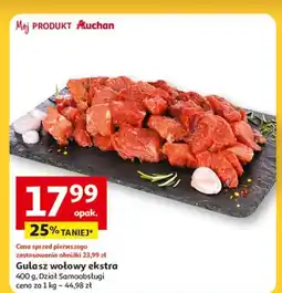 Auchan Gulasz wołowy extra oferta