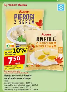 Auchan Knedle z nadzieniem morelowym Auchan oferta